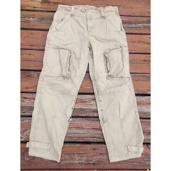 Free People Pants - We The Free Women's Sz. L Can't Compare Slouch Pant In Tan NWT